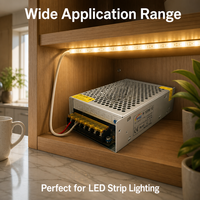 Alimentation électrique à découpage AC/DC 12V 8.3A 100W en boîtier métallique IP20 pour éclairage LED intérieur