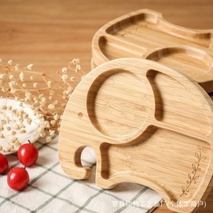 Plateau en bois en forme de tortue avec poignée pour bébés de 0 à 12 mois, idéal pour l'alimentation, les fruits et les collations, usage domestique - Product Image 2