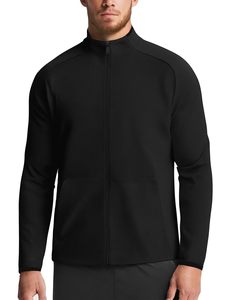 Blousons universitaires pour hommes à col montant enduit, taille personnalisée, nouvelle collection, prix bas, respirants, haute qualité, logo tendance sur le devant - Product Image 1