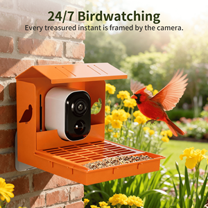 कैमरा थाई पक्षी मान्यता के साथ 3mp hd पक्षी फीडर सौर ऊर्जा तत्काल अधिसूचना पूर्ण HD पक्षियों की स्वचालित रिकॉर्डिंग - Product Image 2