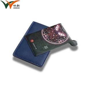 Card Shape <b>Compact</b> <b>Mirror</b> Customized Logo Durable Stainless Steel Pocket Makeup <b>Mirror</b> - Product Image 4