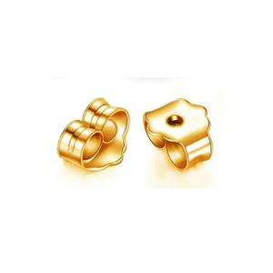 Pendientes de Aleación de Titanio G23, Accesorios para Orejas, Tapones de Titanio Puro, Conectores para Orejas, Joyería DIY para Orejas, Cierre de Mariposa, Oro Rosa - Product Image 5