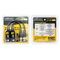 Transceptor Pasivo de Video Balun para Cámara Analógica HD de 8MP con Puerto Único, BNC RJ45, Cable UTP Cat5/Cat6, Pares Trenzados, 60dB