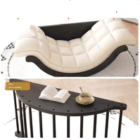 Fauteuil inclinable à bascule en bois massif, design moderne, multifonctionnel, pour chambre et salon
