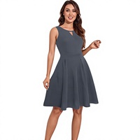Robe d'été pour femme 2026 – Élégante, classique, coupe trapèze, décontractée et professionnelle pour le printemps