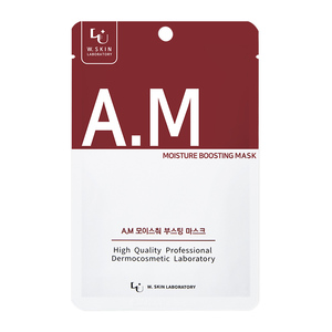 Mascarilla Facial Hidratante y Calmante W.SKIN LABORATORY A.M MOISTURE BOOSTING MASK, Set de Solución de Cuidado Premium - Product Image 1