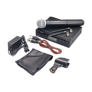 BLX4R BETA58 <span class=keywords><strong>PG58</strong></span> para Sistema de Micrófono Inalámbrico UHF con Condensador, Cancelación de Ruido, Karaoke, Micrófono de Mano, Metálico, Negro - Product Image 5
