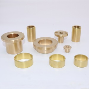 Cnc Custom Brass Oilless Bearings Self Lubricating Bronze Bushing 50mm Max Diameter 100mm Length Sliding Bearing Parts - Product Image 2