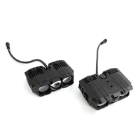 Projecteur LED 3 lentilles 116W pour calandre, Bi-LED, faisceau bas 6000K, faisceau haut 3000K pour 4x4 tout-terrain