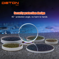 Verre de protection laser optique DETON, pièce de rechange anti-poussière et anti-éclaboussures pour équipement laser à fibre industrielle