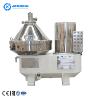 Séparateur centrifuge à disques automatique avec moteur et système PLC pour le traitement des produits laitiers, des boissons et des huiles, 1000-8000 L/h, haute productivité