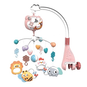 Juego de Campanas de Cuna de Plástico Jacko Toys con Proyección Musical, Juguete Suave para Dormir Bebés Recién Nacidos, Juguete de Seguridad con Modo RC - Product Image 1
