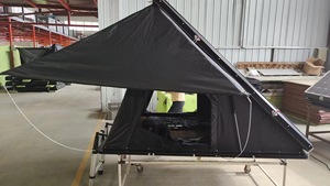 Tente de toit triangulaire en toile <span class=keywords><strong>Volkswagen</strong></span> pour SUV 4x4 tout-terrain, imperméable, pour <span class=keywords><strong>camping</strong></span> en extérieur, 4 personnes, été, quatre saisons - Product Image 6