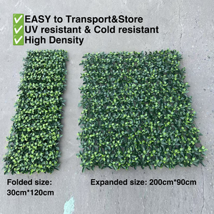 Painel de Parede de Cerca de Privacidade de Folhas de Hera Artificial de Alta Qualidade para Painéis de Cerca de Buxo - Product Image 5