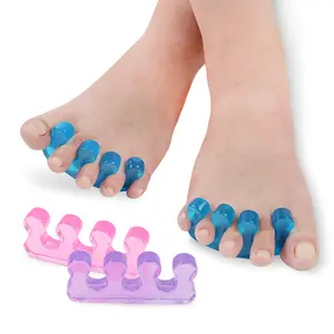 Großhandel billig Nagellack Finger Zehen abscheider Pediküre Werkzeuge Silikon Gel Zehen Nagel abscheider für die Fußpflege