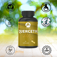 Quercétine fabriquée en Chine, 180 capsules, complément alimentaire pour adultes, soins de santé et beauté, soutien immunitaire et anti-fatigue, certifié Halal