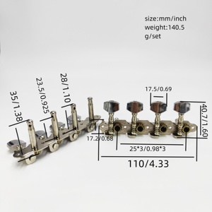 Venta Directa: Clavijas de Afinación para <span class=keywords><strong>Mandolina</strong></span> de 8 Cuerdas y 4 Piezas, 4R4L, Accesorios para Instrumentos de <span class=keywords><strong>Mandolina</strong></span> - Product Image 2