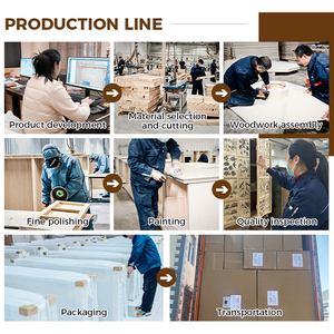 Vitrinas de Madera con Puerta de Cristal, Estantería de Madera Maciza para Libros, Decoración de Cocina y Hogar - Product Image 6