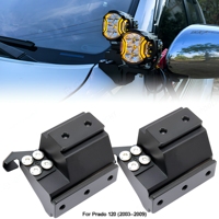 Support de fixation rapide OPOO non destructif pour montant A et capot, pour feux de travail auxiliaires à LED, compatible Prado 120 2003-2009