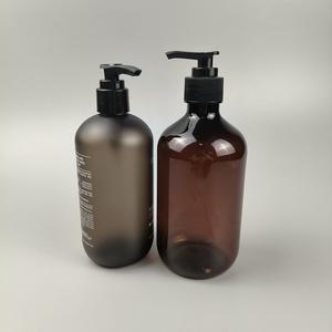 Vide <span class=keywords><strong>Bosto</strong></span> 500ML givré ambre douche shampooing Lotion bouteille/rechargeable distributeur bouteille voyage emballage cosmétique conteneur - Product Image 5