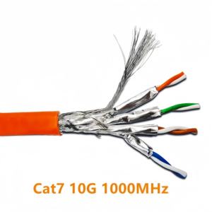 305M <span class=keywords><strong>Cat</strong></span> <span class=keywords><strong>7</strong></span> Câble <span class=keywords><strong>Ethernet</strong></span> 10Gbps Cat7 <span class=keywords><strong>S</strong></span>/<span class=keywords><strong>FTP</strong></span> OFC LSZH Cordon réseau blindé pour l'industrie Maison Routeur Commutateur 1000ft Bobine RJ45 - Product Image 3