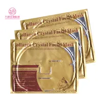 Hot Koop 24K Gold Mascarilla Facial Hydrogel Hydraterende Luxe Collageen Kristal Gezichtsmasker