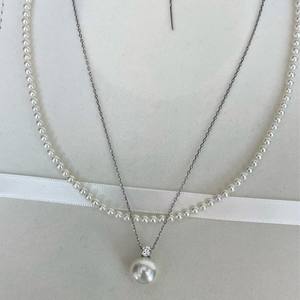 Ensemble de collier en argent 925 authentique avec perle d'eau douce naturelle, avec boîte cadeau, nouveau et populaire pour la collection Xiaomi - Product Image 2