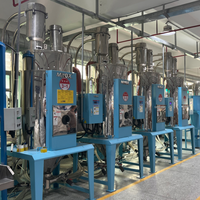 Sécheur à trémie en acier inoxydable Mitex 2000 kg, souffleur 2200 W, chauffage 48 kW pour ligne d'extrusion d'injection de plastique (PET/TPU/ABS/PBT)