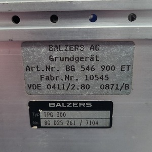 Moniteur de pression Balzers TPG 300 – Équipement de contrôle industriel et support d'automatisation - Product Image 5