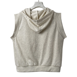 <span class=keywords><strong>Felpa</strong></span> con <span class=keywords><strong>cappuccio</strong></span> <span class=keywords><strong>senza</strong></span> maniche da <span class=keywords><strong>donna</strong></span> personalizzata <span class=keywords><strong>senza</strong></span> maniche produttore all'ingrosso ODM felpe - Product Image 2