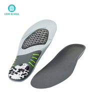 Love in soul Fabricant Semelle intérieure en PU Nouvelles semelles de chaussures Inserts Pieds plats Support de voûte plantaire pour semelles de fasciite plantaire pour chaussures