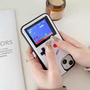 Étui <span class=keywords><strong>Gameboy</strong></span> pour Iphone15 Pro Max 13 12 11 Accessoires Silicone 3D Antichoc Étui de téléphone portable jouable avec 168 jeux classiques - Product Image 3