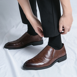 <span class=keywords><strong>Mocasines</strong></span> de Vestir Formales para Hombre, Talla Grande 38-46, Diseño de Cocodrilo, Punta Puntiaguda, para Uso Diario y de Negocios - Product Image 6