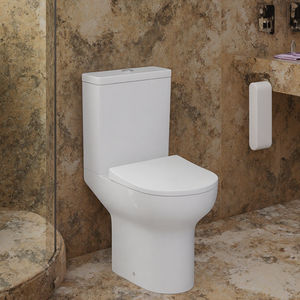 Inodoro de cerámica de dos piezas <span class=keywords><strong>moderno</strong></span> Deutschland, inodoro con lavabo de altura extendida, accesorio de baño certificado CE Cupc - Product Image 1