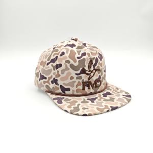 Gorras Richardson Estilo 256 Personalizadas con Logotipo Bordado en 3D, Gorras de Camuflaje con Cierre a Presión, Gorra de Béisbol de 5 Paneles con Visera Plana y Cordón, Estilo Hip Hop - Product Image 2