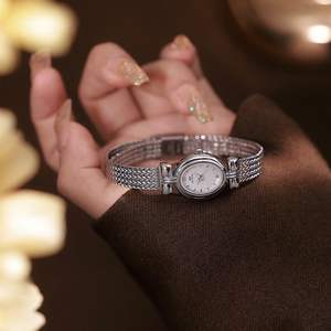 BS Nouveauté Meilleure vente Vente directe d'usine Bestseller Douyin Bijoux vintage de luxe léger Montre à motif d'épi de blé, Élégante montre pour femme <span class=keywords><strong>FA18</strong></span> - Product Image 3