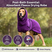 Manteau d'hiver matelassé extra épais pour chien, doublé de polaire avec capuche amovible pour grands chiens, vêtements de neige