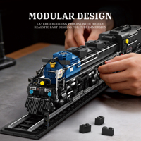Ensemble de construction de locomotive à vapeur de 2947 pièces, modèle de train classique, jouet de construction ferroviaire de collection pour adultes et passionnés de trains