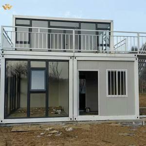 Casa Contenedor de Lujo Portátil de 20/40 Pies Prefabricada Modular e Integrada con Diseño Desmontable de Panel Sándwich para Apartamentos y Hoteles - Product Image 6