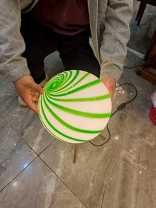 Lampada a Sospensione a Forma di Lecca-lecca in Stile Medievale Francese, Caramella Alpina Cremosa, Decorazione per Camera dei Bambini - Product Image 4