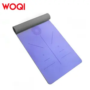 Woqi Chất Lượng Cao In Đầy Màu Sắc Phòng Tập Thể Dục Yoga Tiên Tiến PU Yoga Mat