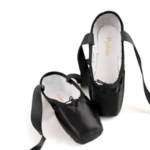 Chaussures de <span class=keywords><strong>ballerine</strong></span> pour femmes Chaussures de pointe en satin de danse de ballet professionnel pour filles - Product Image 1