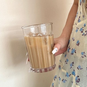 Tasse à Latte en Verre Transparent Motif Dessin Animé Résistante à la Chaleur pour Americano Glacé Usage Unique Fête 2026 Autres Accessoires - Product Image 2