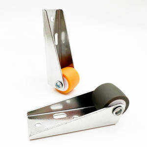 Roulettes réglables en nylon et plastique à fixation latérale verticale pour mobilier d'extérieur moderne léger - Product Image 2