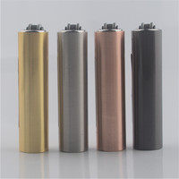 Briquet personnalisé avec logo laser, briquet en métal avec roue à sable et coffret cadeau, briquet Clipper
