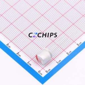 RYHG35V100UF8*8 ตัวเก็บประจุแบบแข็งแบบมีรูทะลุ (THT),D8xL8mm 100uF 35V - Product Image 1