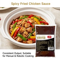 Sauce épicée pour poulet sauté, saveur stable, pour cuisson manuelle et machines à frire automatiques en restauration