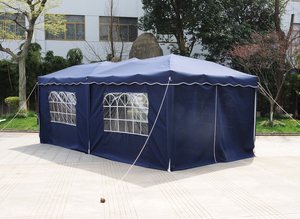 Tonnelle pliante 3x6M, tente pop-up avec bord festonné, imperméable, en acier thermolaqué, quatre saisons, pour jardin, fête, terrasse, Europe - Product Image 2