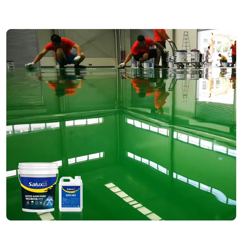 Concrete Garage Epoxy Flakes Floor Paint Dust Proof Floor Paint And Coating Warehouse Epoxy Floor Coating