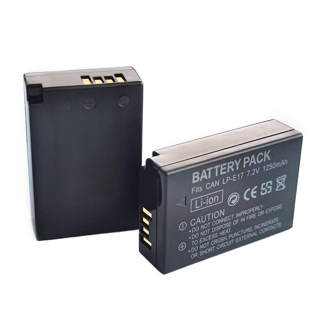 For LP-E17 Rechargeable 7.2V Battery for EOS M3/EOS 750D/760D/850D/17 DSLR Cameras-in Stock